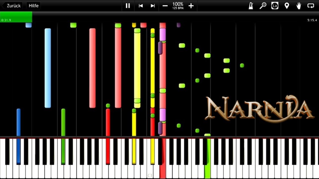 The Chronicles Of Narnia - The Battle Theme (Synthesia)