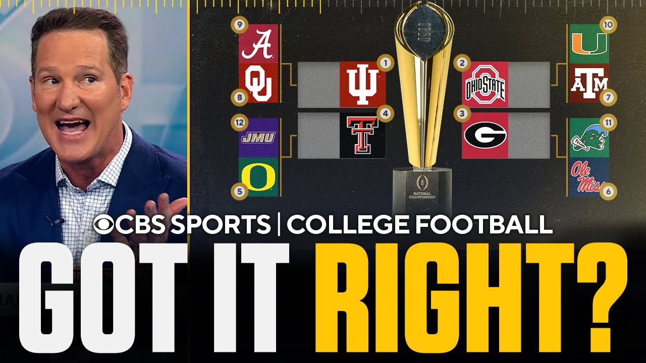 College Football Playoff FINAL Rankings Reaction: Miami, Alabama ARE IN, Notre Dame LEFT OUT