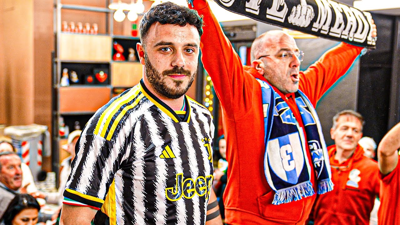 VADO da NENNELLA con LA MAGLIA della JUVENTUS!!!