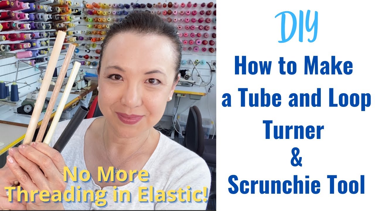 How to Make a Scrunchie DIY Tube Turner Tool - DIY Turn tubes FAST!
