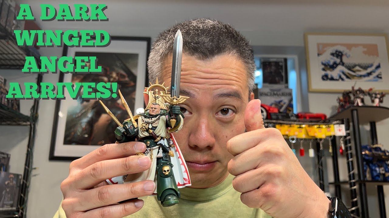 Unboxing & Review of JoyToy x Warhammer 40K Space Marine Dark Angels Primaris Master Lazarus