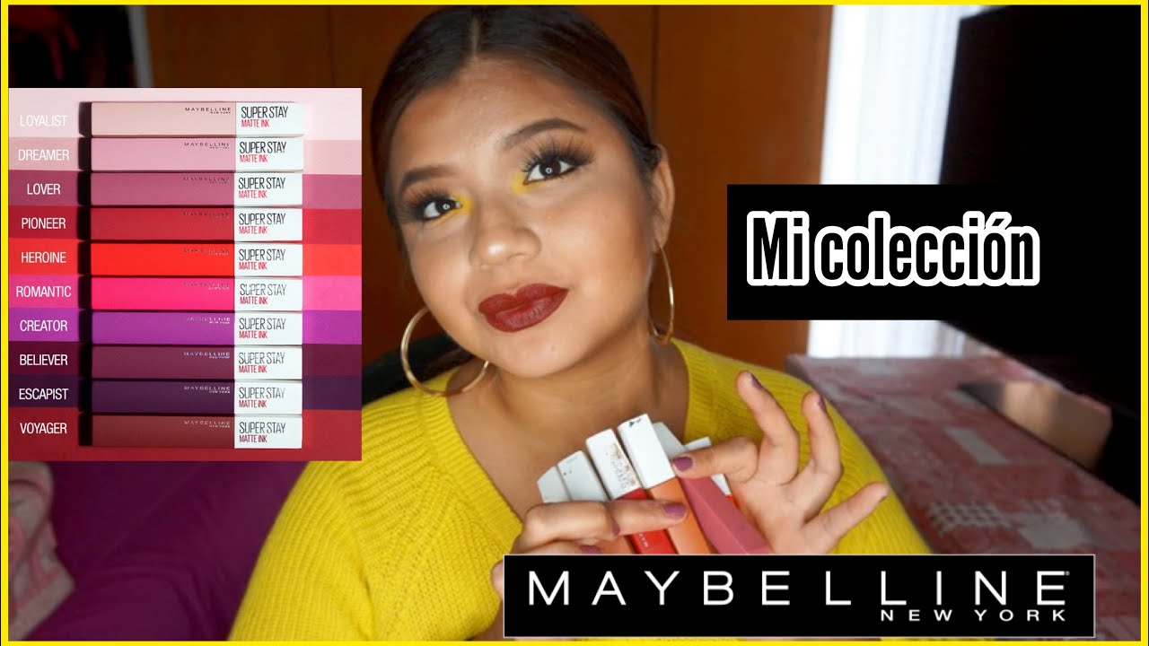 TODOS mis labiales de SUPERSTAY MATTE INK | MAYBELLINE|