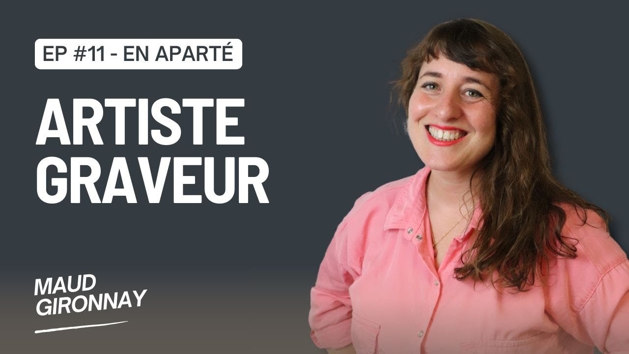 En aparté - Maud GIRONNAY, artiste graveur ✏️ !