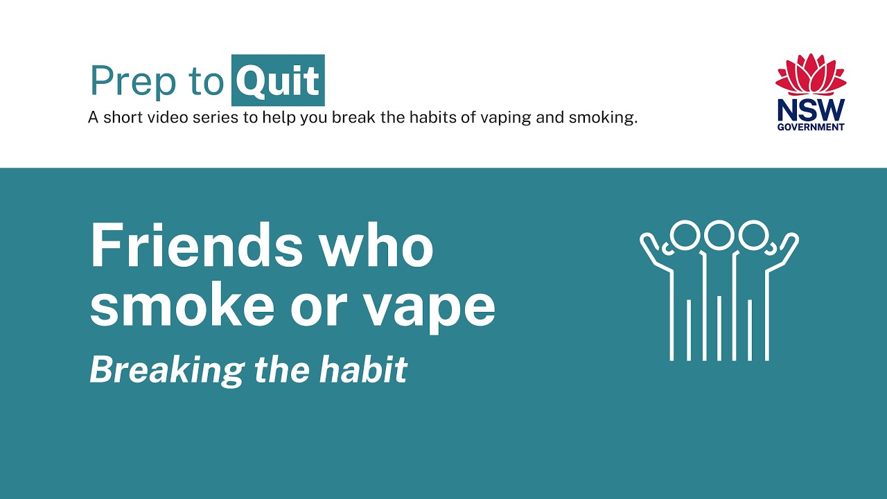 4: Friends who smoke or vape | Prep to Quit (Korean)