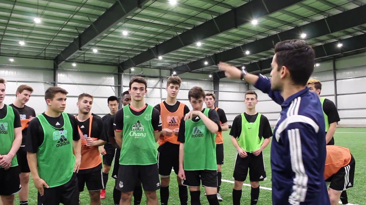 Marcos Spanos Transition From Midfield to Attack  UEFA B Session