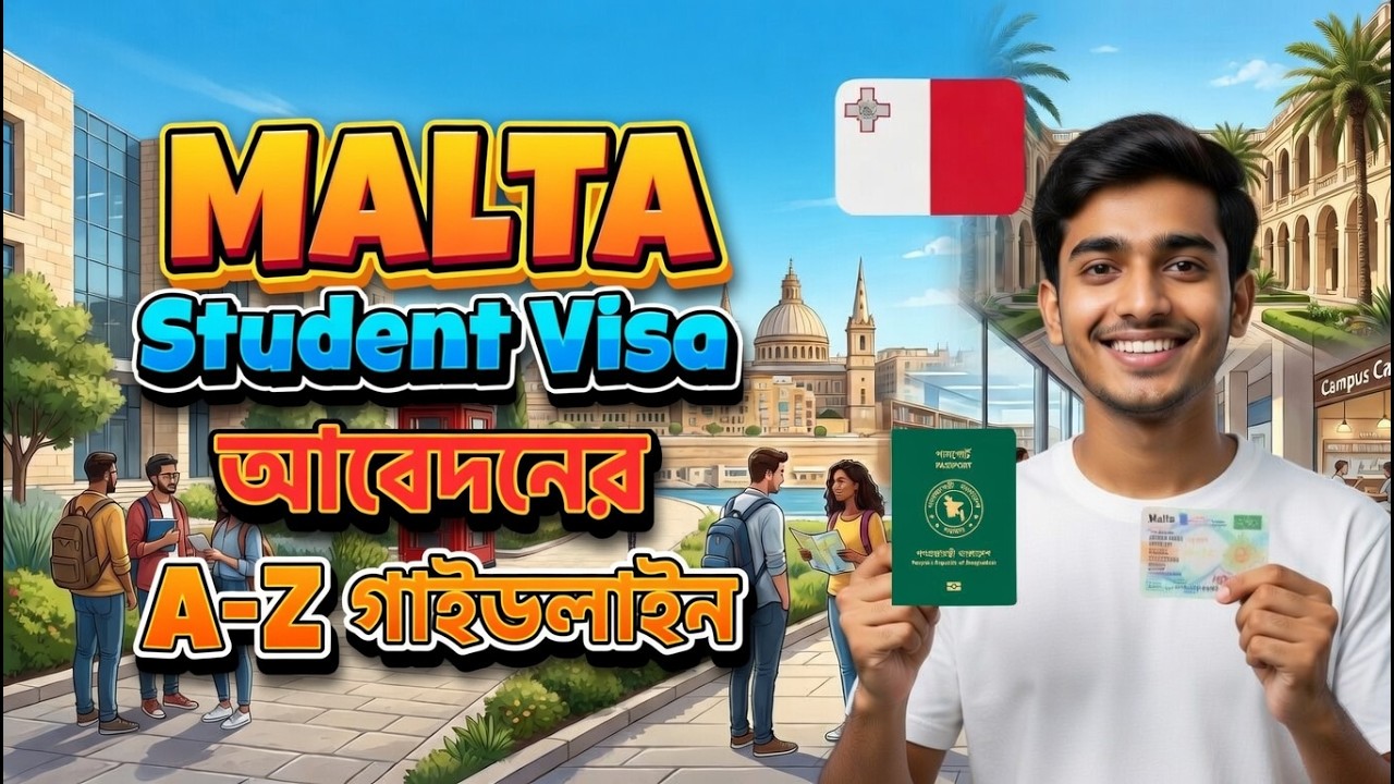 Malta Student Visa: বাংলাদেশ থেকে আবেদনের পূর্ণাঙ্গ গাইড (A to Z Guide) || Study in Malta