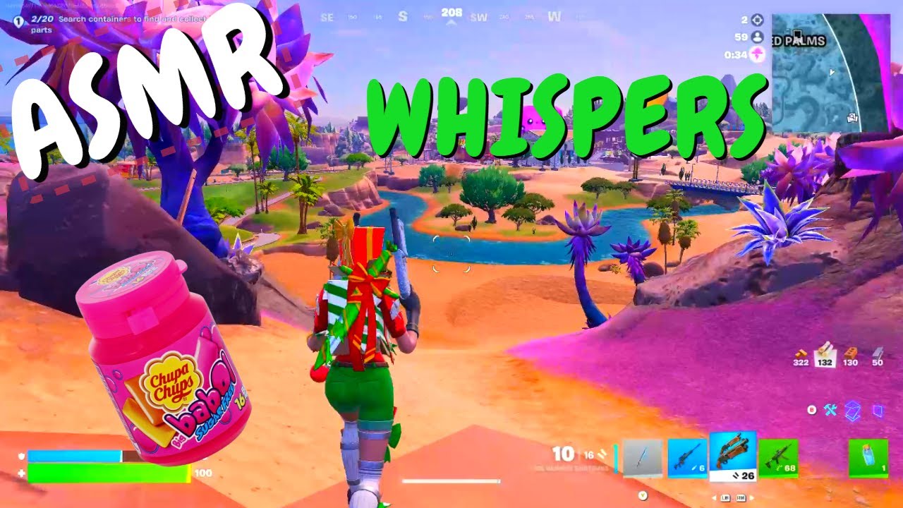 Juicy Asmr, Whispered Gum Sessions: Intense Fortnite Battle for the Win