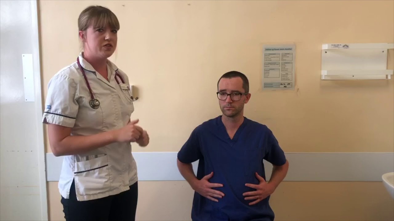 Demonstration of Active Cycle of Breathing Techniques (ACBT)