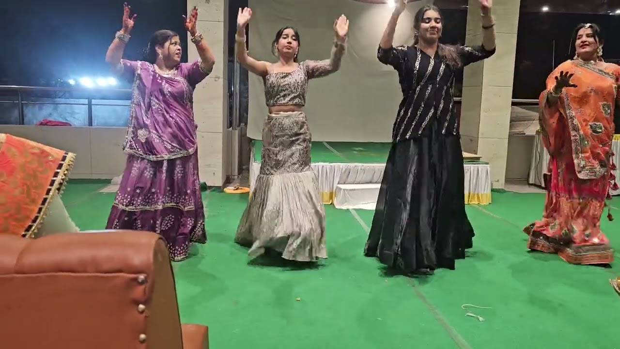 Dance for sister's wedding/ white brown black/ ban than chali/ gori nache re nagori naache