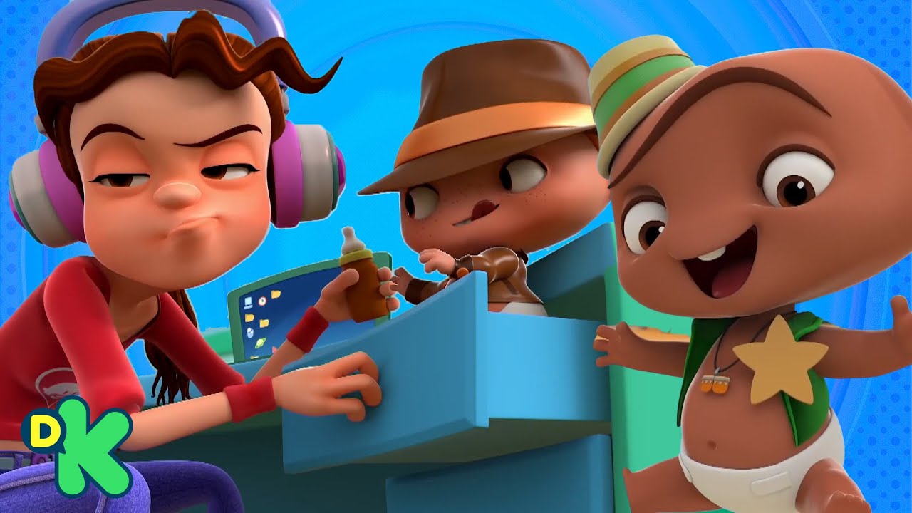 ¡Tras la pista! Los bebés juegan a ser detectives | Mini Beat Power Rockers | Discovery Kids
