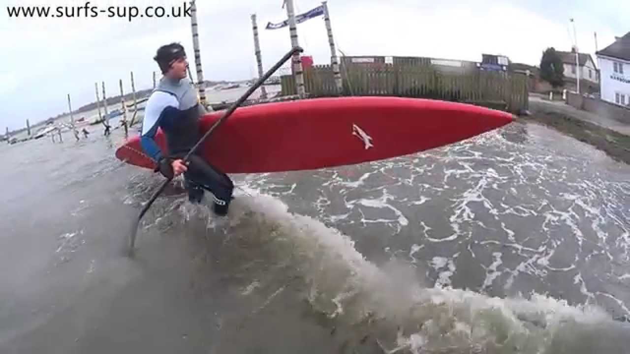 Downwind run, winds gusting between force 8-10.