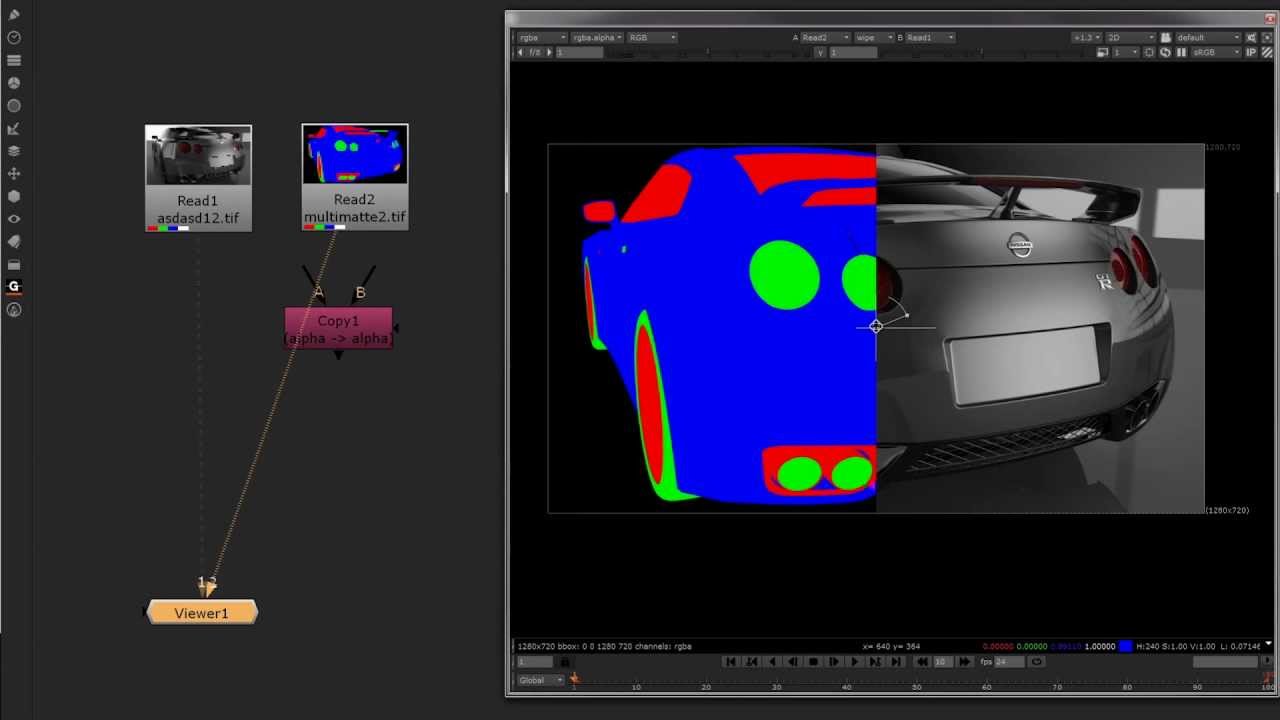 Nuke Tutorial: Using Custom Channels and Multi-Mattes in Nuke.