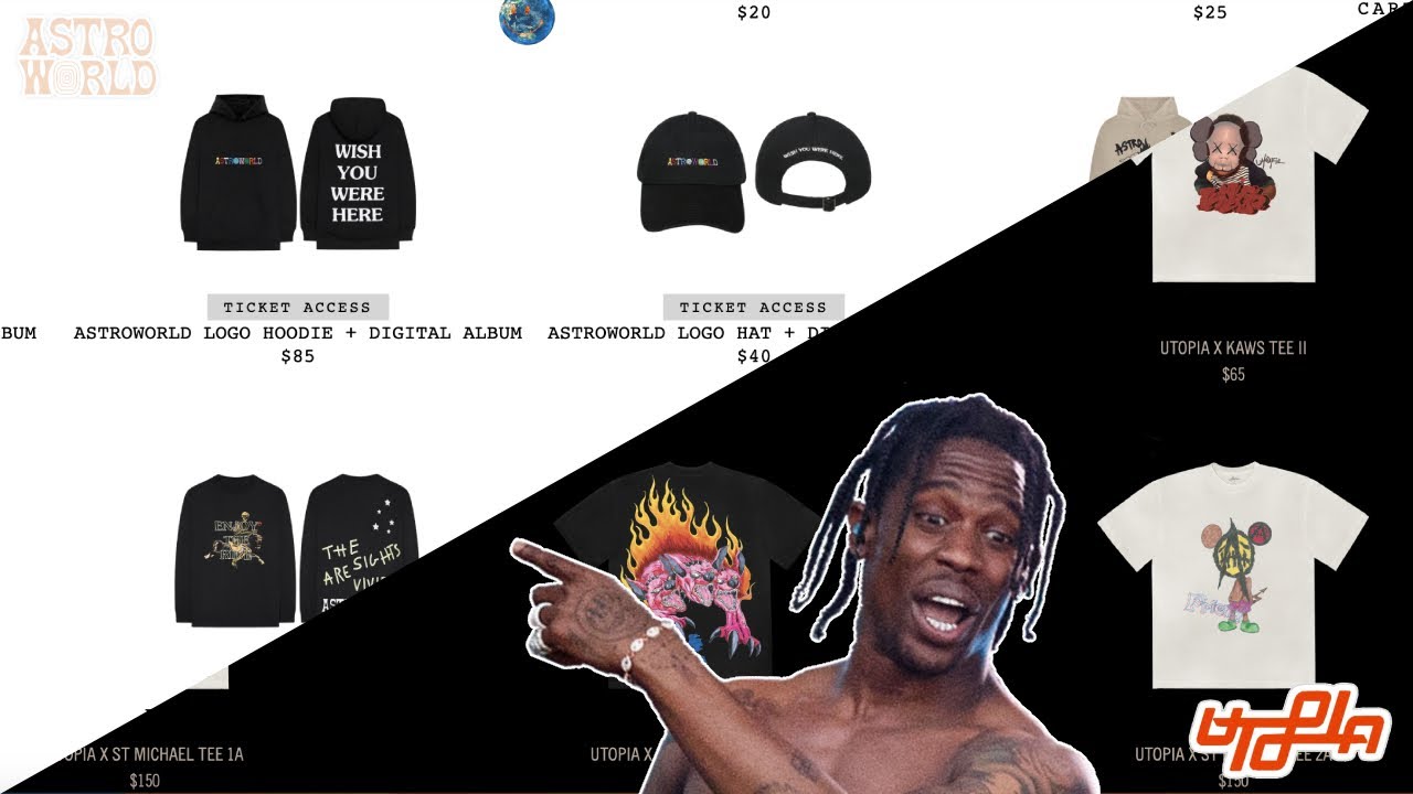 Comparing Travis Scott's Astroworld & Utopia Merch 🌵