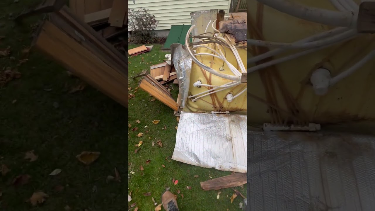 Junk Spa removal & new spa installation #spa #sparemoval #junk