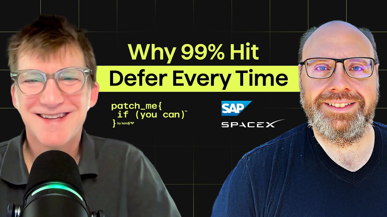 Why 99% Hit Defer Every Time with Robert Hammen, SAP, ex-SpaceX | Patch Me If You Can™