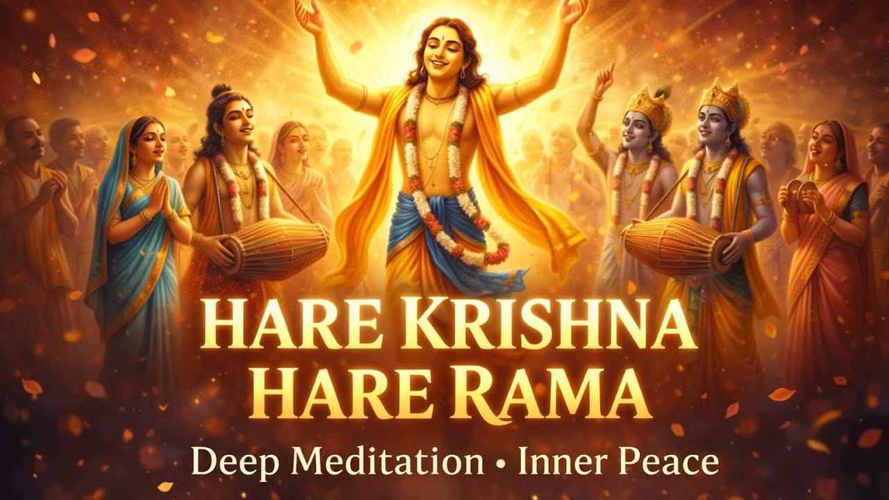 Hare Krishna Maha Mantra | ISKCON Kirtan for Deep Meditation & Inner Peace