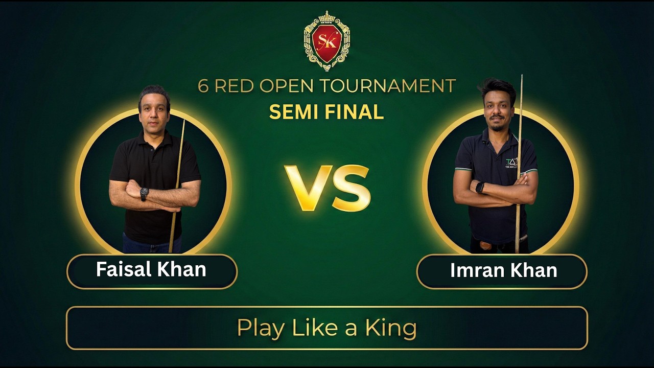 Snooker King 6 Ball Open Tournament | LIVE MATCH | Semi Final 1