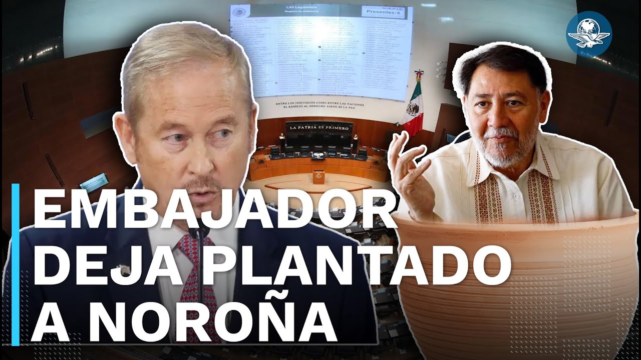 Embajador de EU, Ronald Johnson, cancela reuni&oacute;n con Noro&ntilde;a