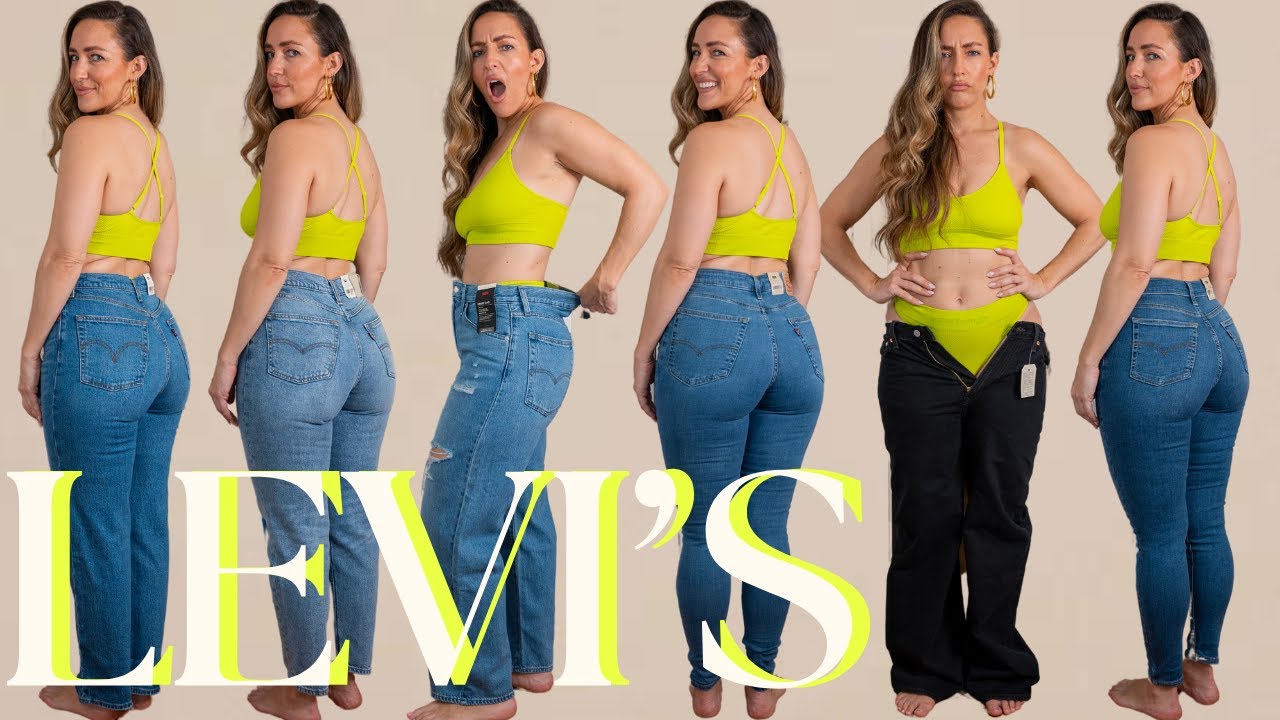 Is Levi's DENIM Curvy Girl Approved?! | Finding Jeans for a Small Waist and Big 🍑 | Midsize 8-10