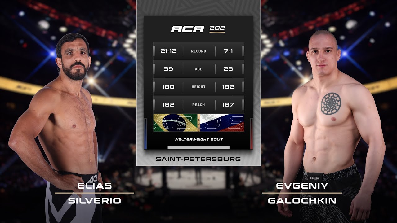 Элиас Сильверио vs. Евгений Галочкин | Elias Silverio vs. Evgeny Galochkin | ACA 202