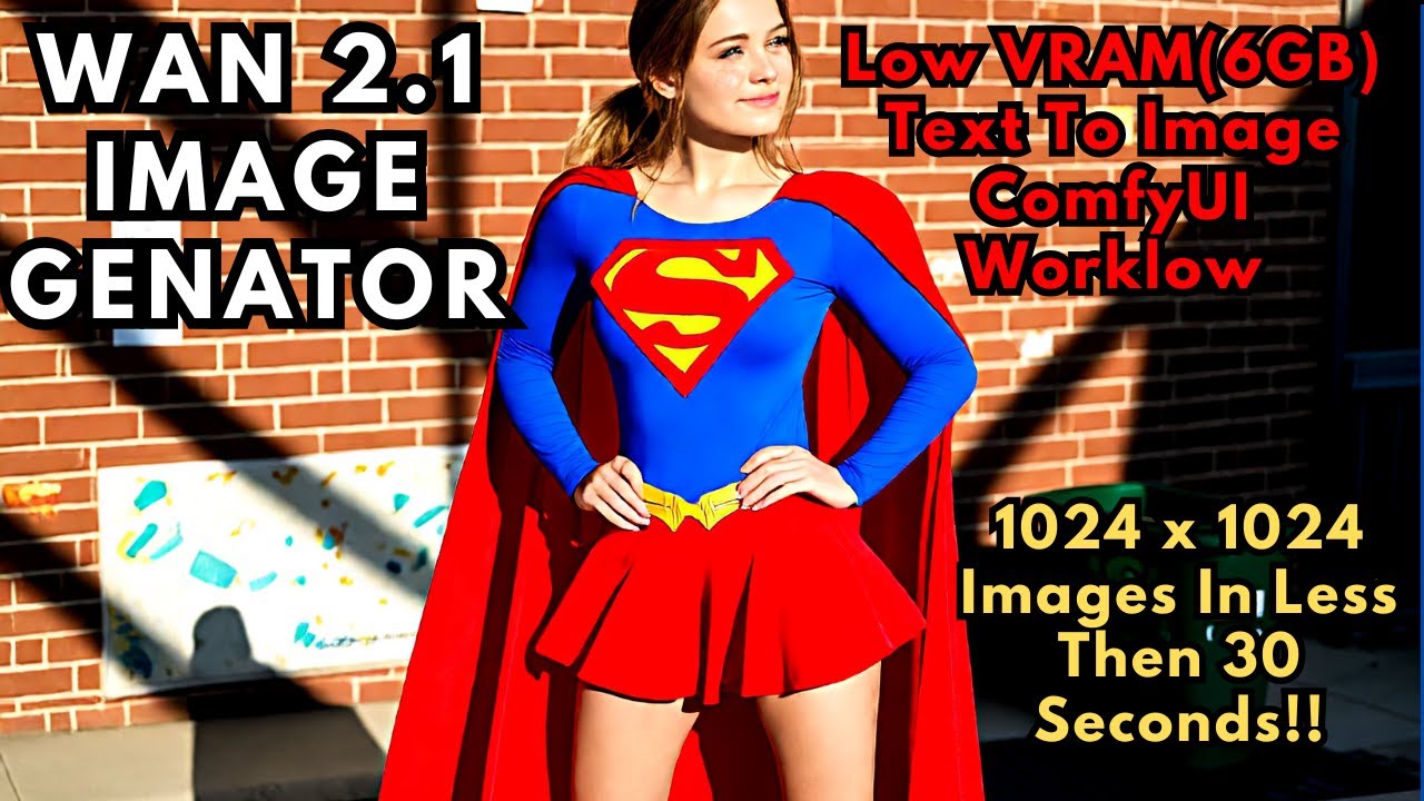 FAST AI Image Generation with WAN 2.1 Video Models - Full ComfyUI Tutorial