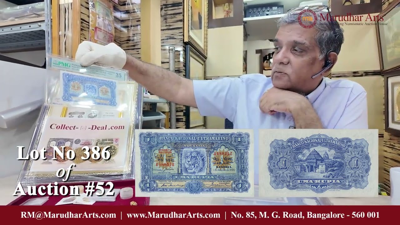 Exceedingly Rare Collections of British India & Republic India Paper Money Collection Auction LIVE