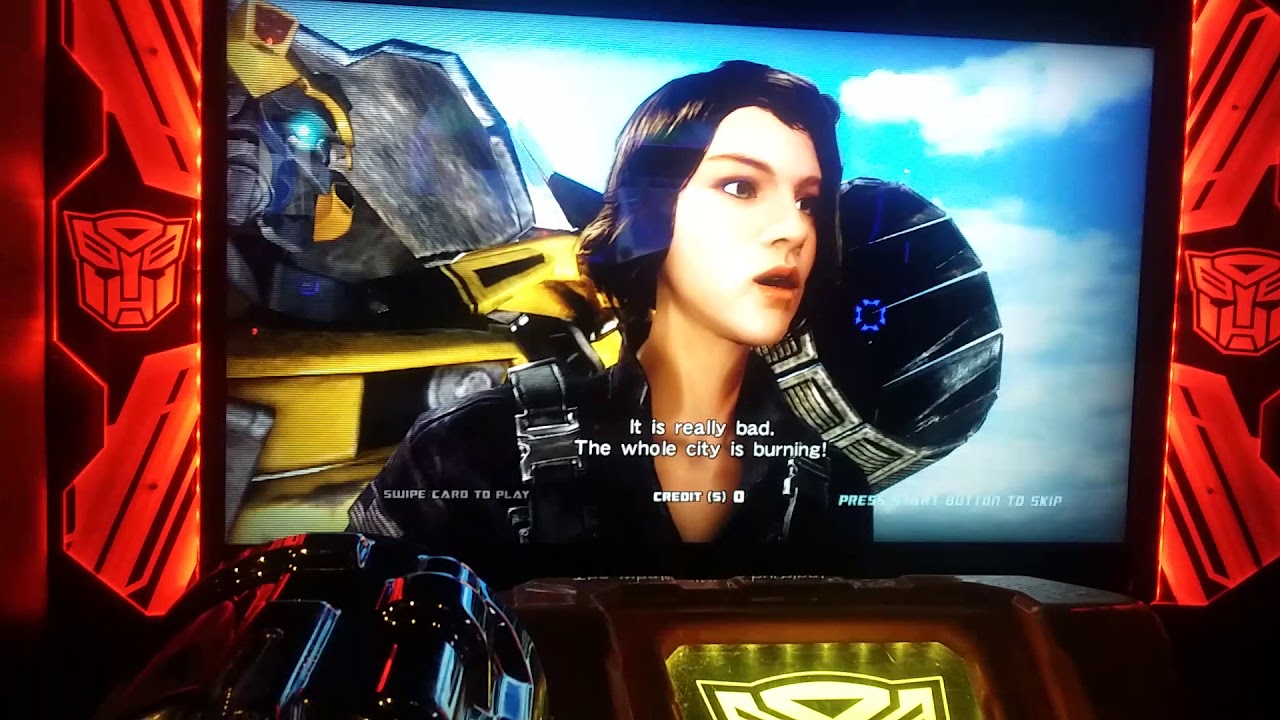 Playing TransFormers At Dave and Busters