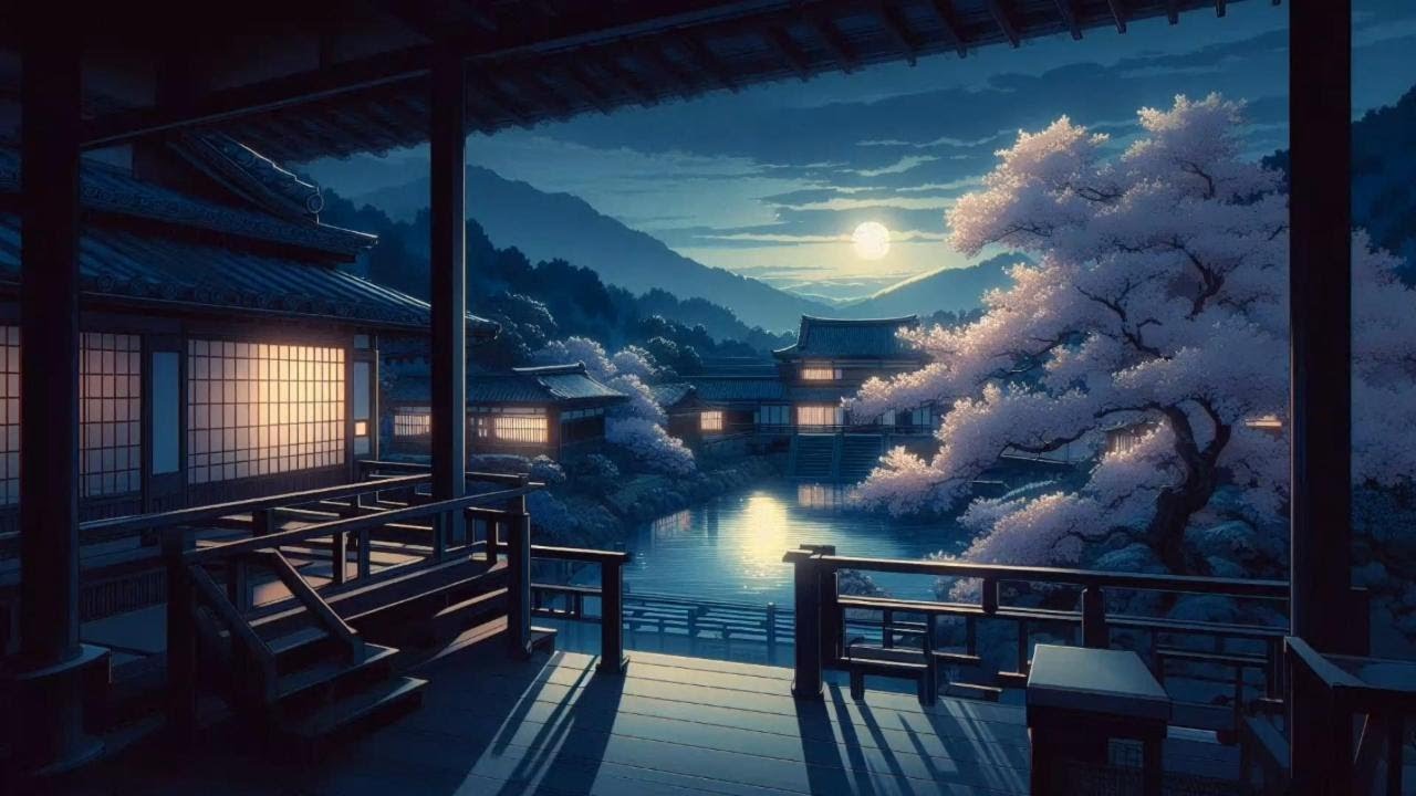 Relaxing Music | Kyoto Night Vibes - Deep Focus for Studying