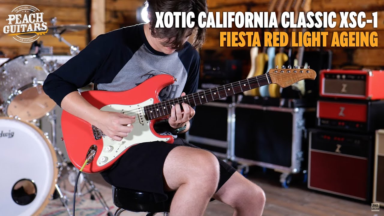 No Talking...Just Tones | Xotic California Classic XSC-1 - Fiesta Red Light Ageing