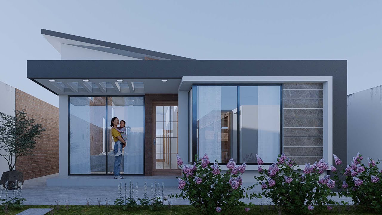 House Design 7x14 Meters | Casa de 7x14 metros