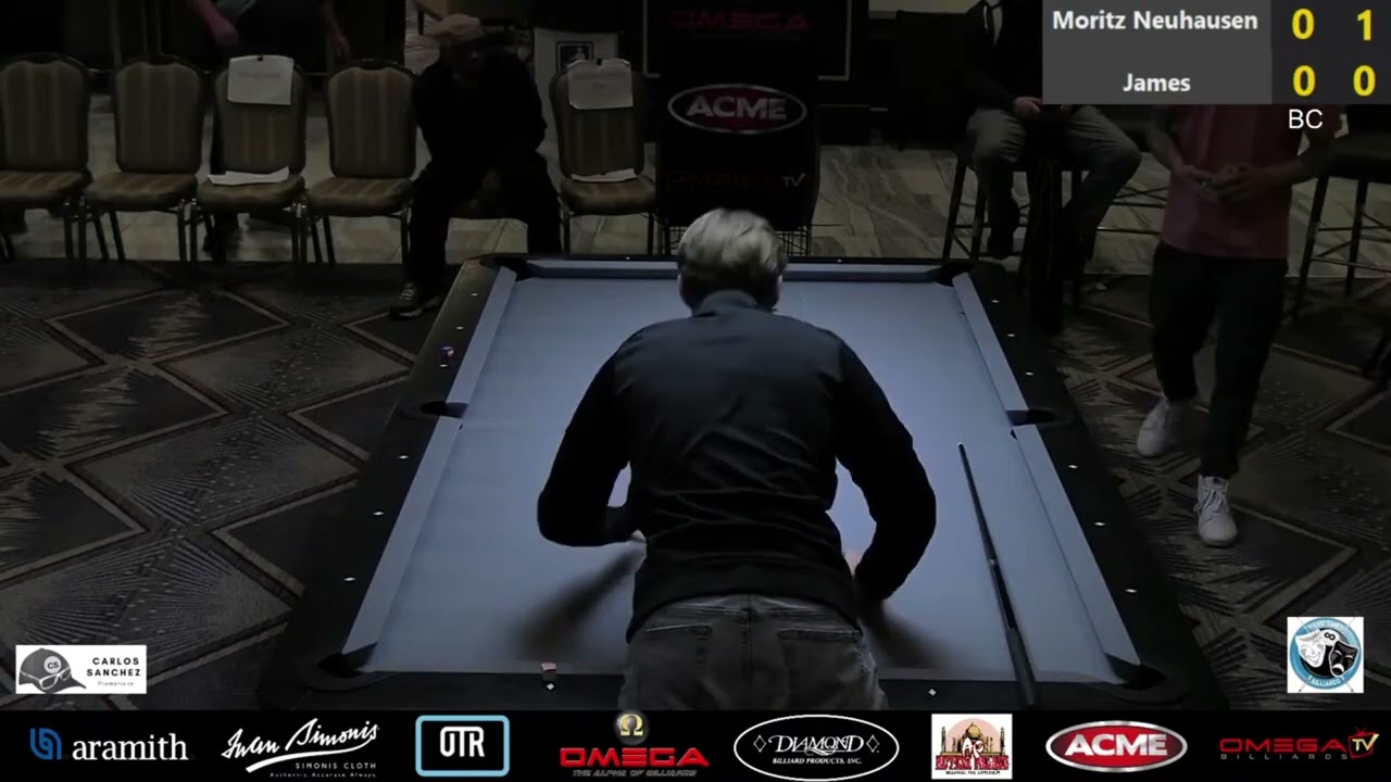 Moritz Neuhausen vs James - One Pocket - Race to 6