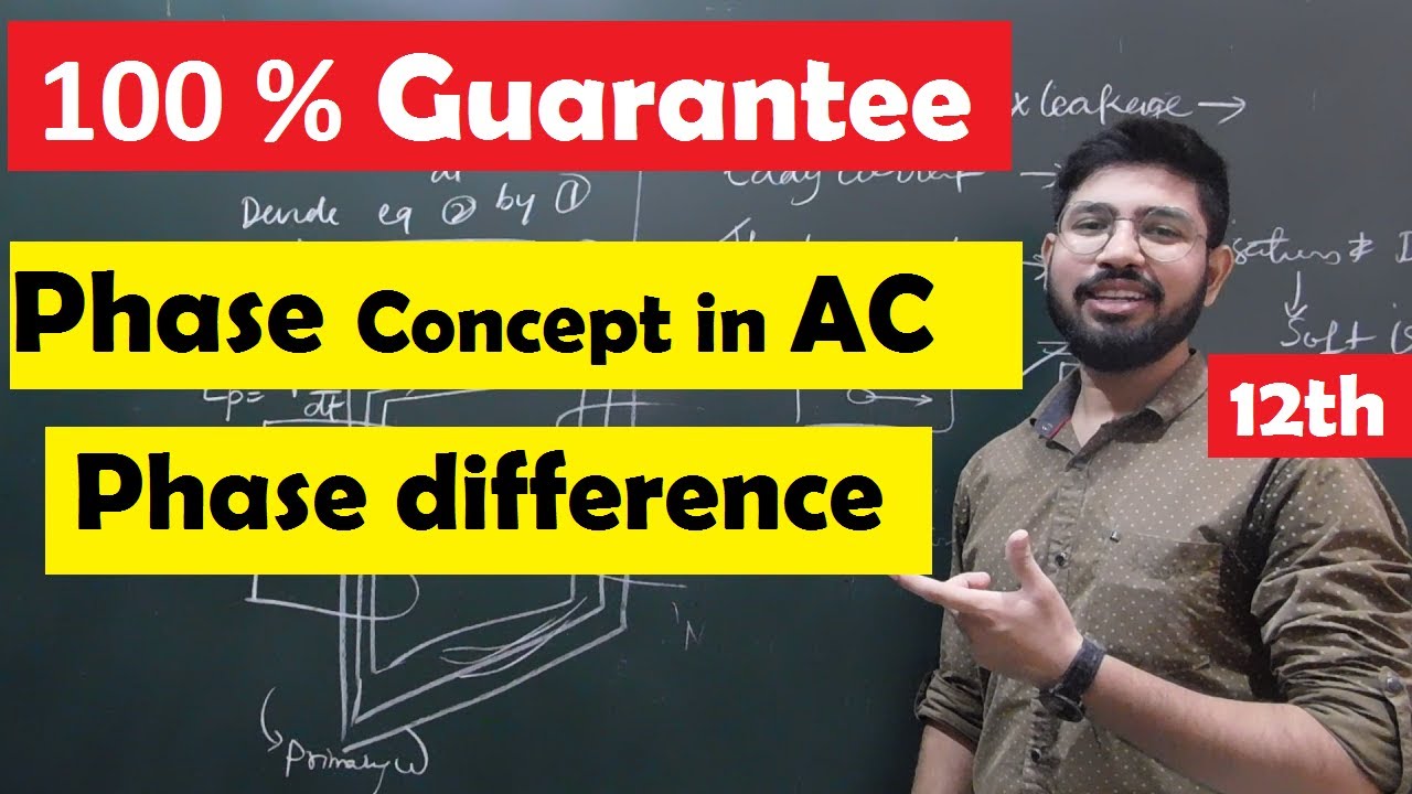 What is Phase in Ac | Phase difference | Phase diagram | by Abhishek sahu
