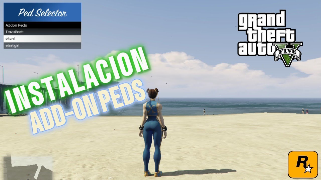 Como Instalar Peds en GTA 5 con AddonPeds | Personajes| 2025
