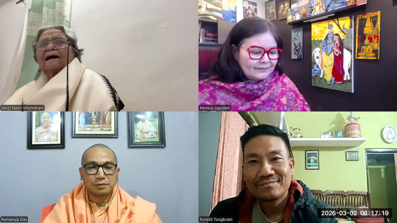 The Spirit of Yaoshang Gaura Purnima (Holi) discussion with Ema & Ramanuja Das of ISKCON #Manipur