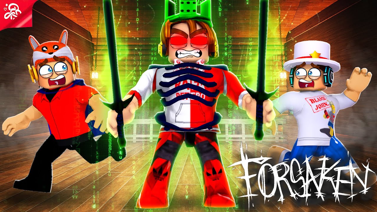 FORSAKEN - ASSOMBREI MEUS AMIGOS COM HACKER 1x1x1x1 NO ROBLOX!