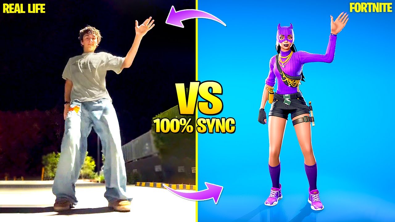 FORTNITE DANCES IN REAL LIFE (Chase Me Down, Devil Is A Lie, Tiktok and Icon Series Dances)