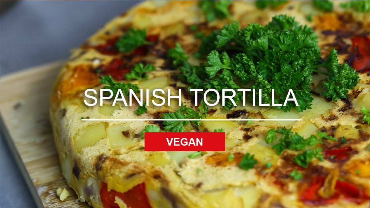 Healthy Vegan Potato Tortilla | Vegan Spanish Omelette