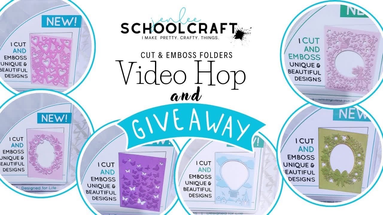 Docraft Cut and Emboss Folders YT Hop; Jenlee Schoolcraft 