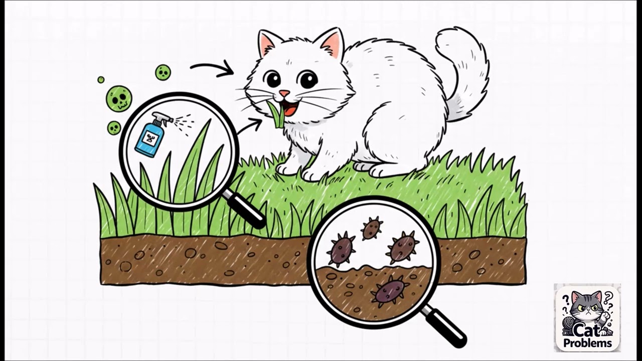 Why Cats Eat Grass? 🐱🌿 5 Science Reasons + Is It SAFE? | Cat Care Coach