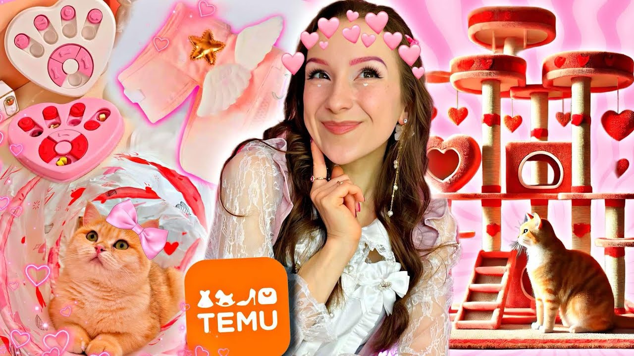 TESTUJE WALENTYNKOWE KOCIAKOWE GADŻETY Z TEMU!💖