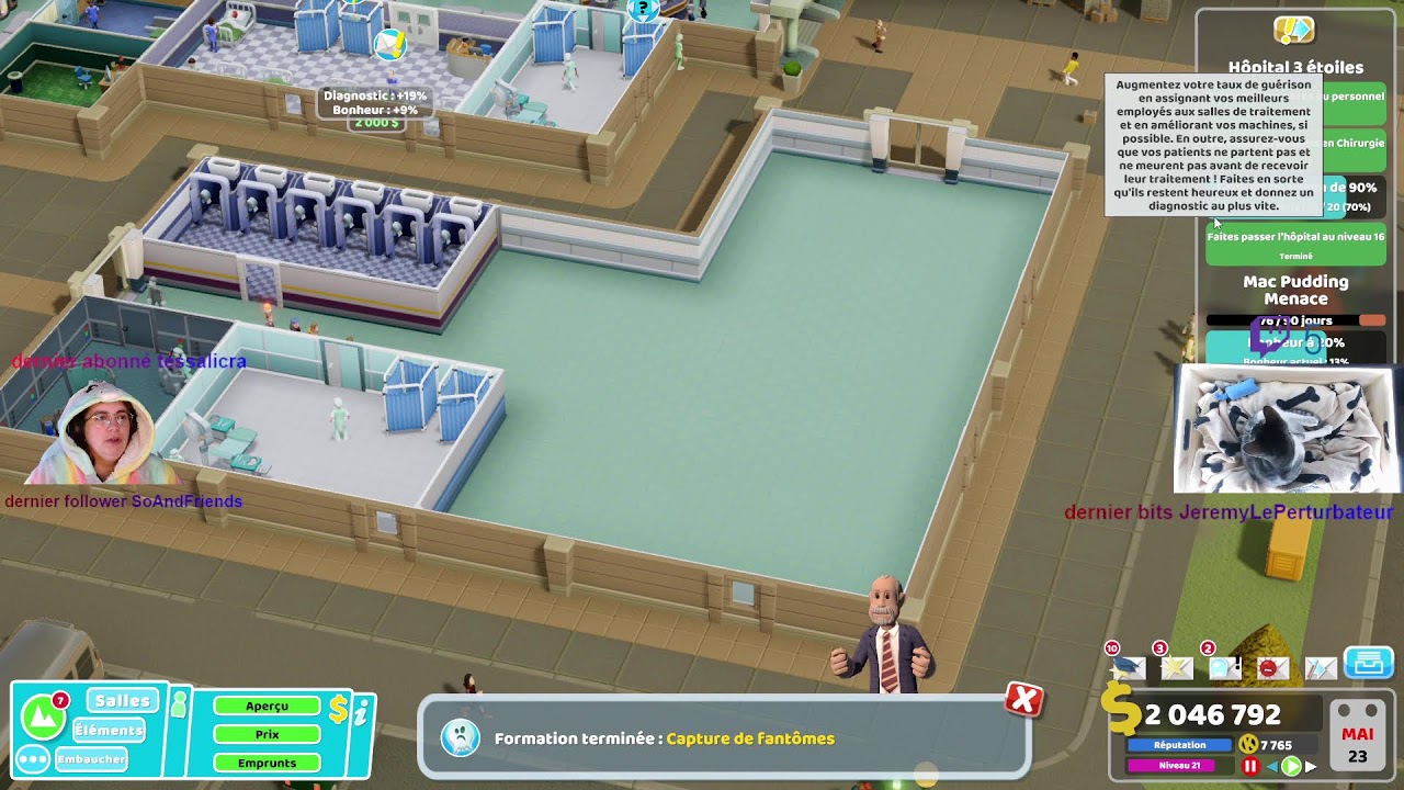 two point hospital me voila pour de grand faillite