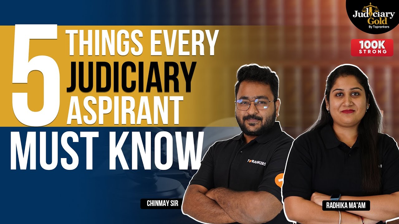 5 Things a Judiciary aspirant Must Know! | EASIEST GUIDE FOR JUDICIARY ASPIRANTS