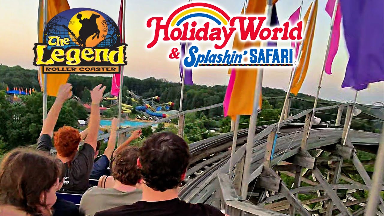 2025 The Legend Roller Coaster On Ride POV Holiday World and Splashin' Safari