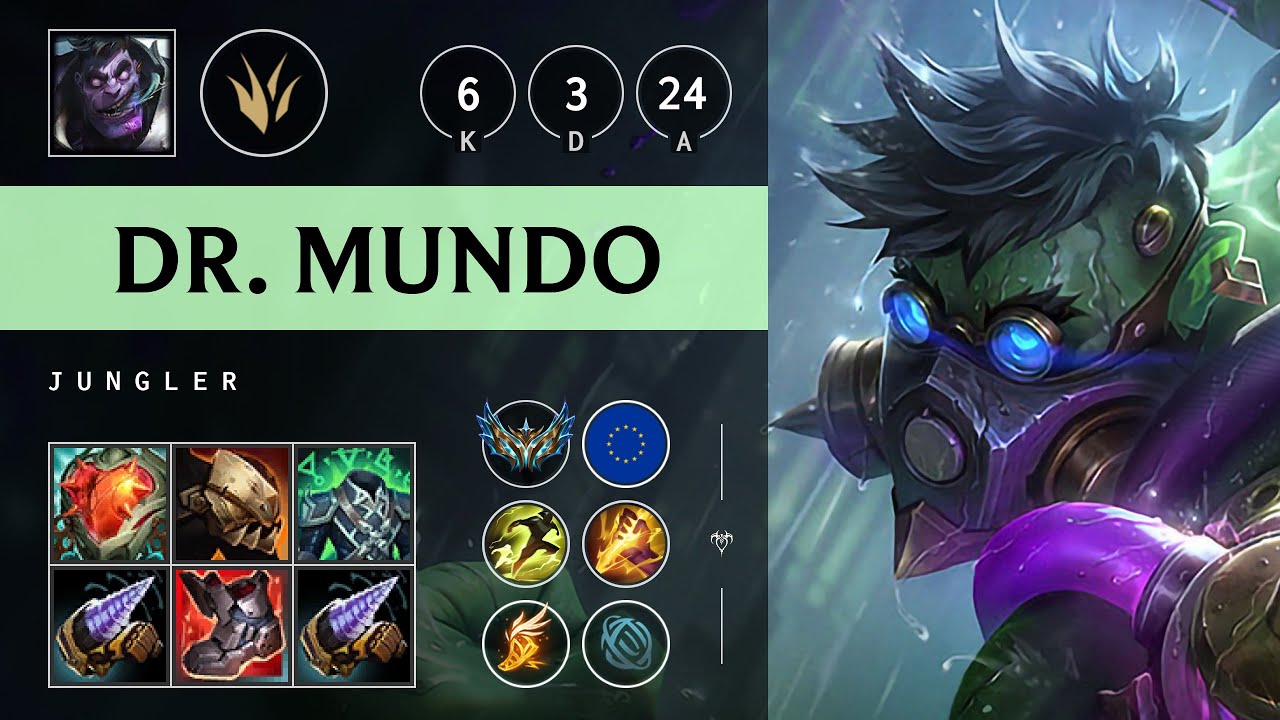 Dr. Mundo Jungle vs Viego - EUW Challenger Patch 25.08