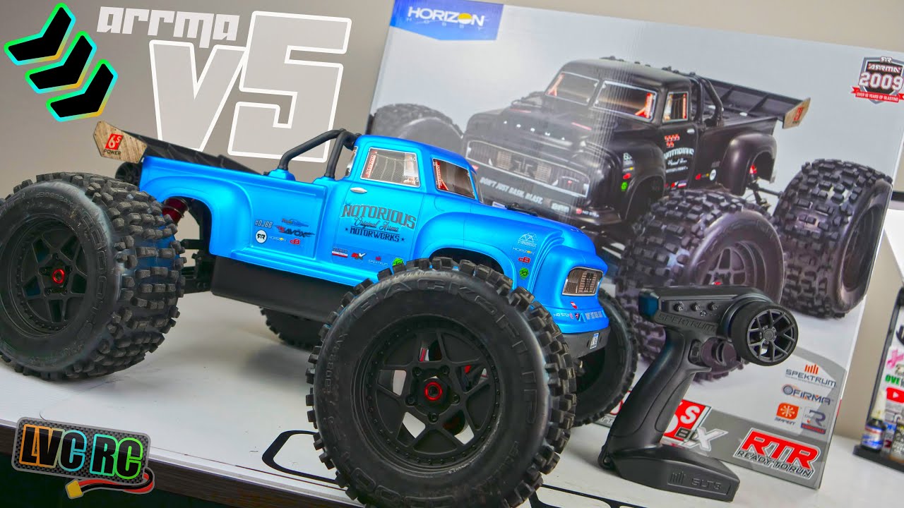 ARRMA Notorious V5: распаковка, обновления и тестирование