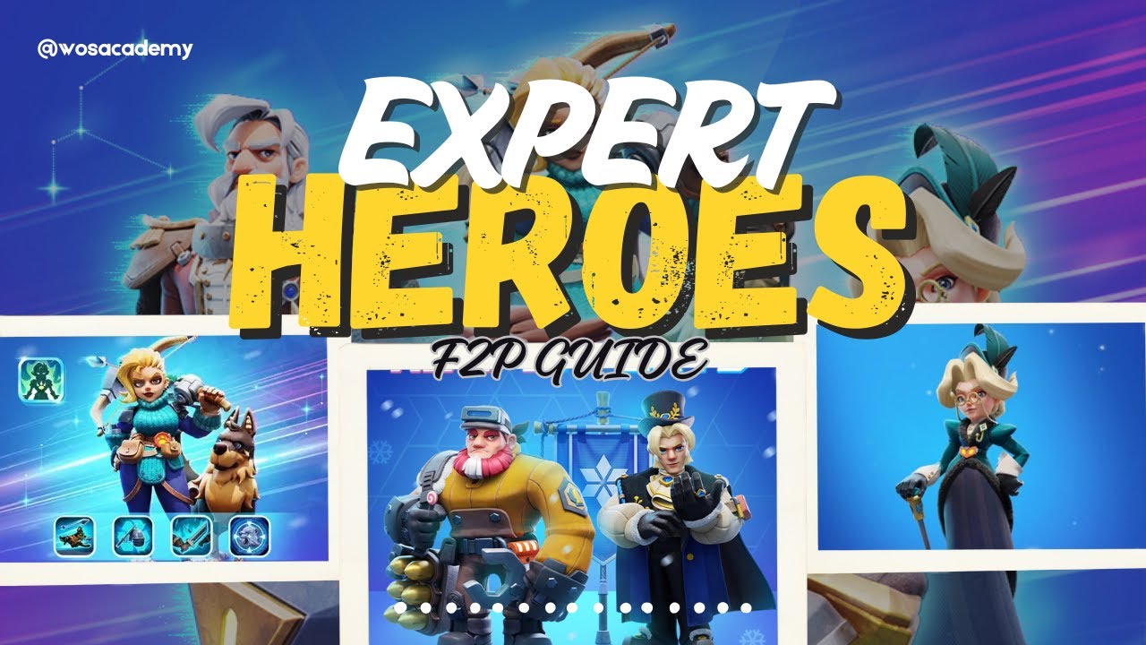 All 6 Expert Heroes FULL Guide! Best F2P Upgrade Order (Cyrille, Baldur, Agnes&hellip;