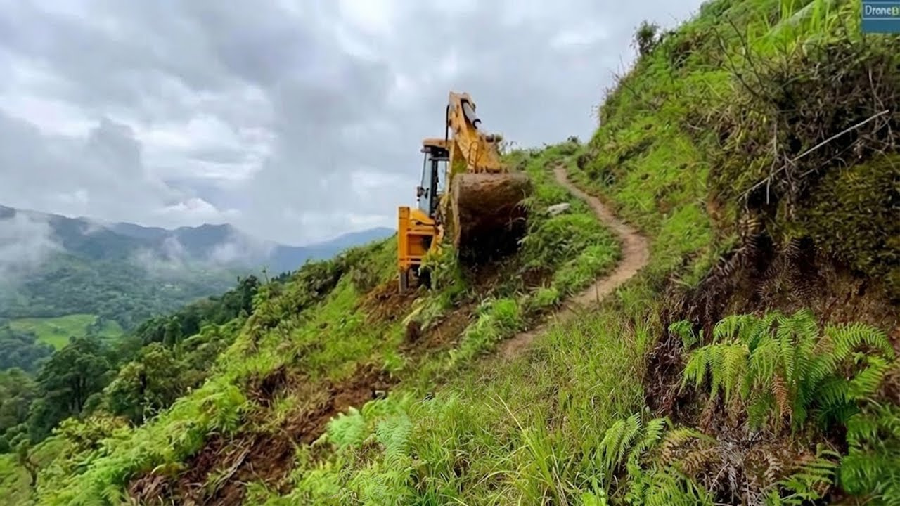 Boosting Tourism with this Road-Footpath to Mountain Road Extension-Beautiful Scenery