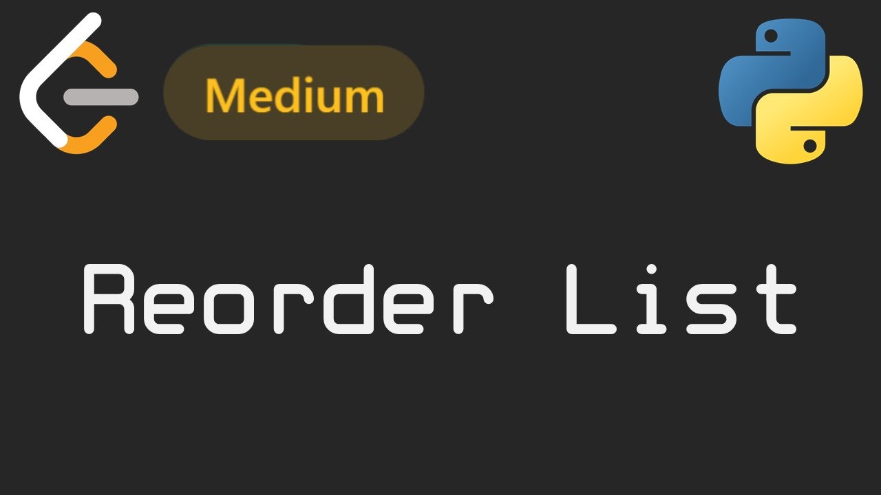 Меняем порядок элементов в ⛓СВЯЗНОМ СПИСКЕ⛓ | LeetCode №007 - Reorder List