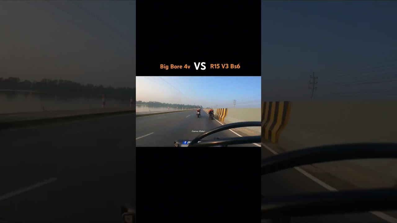 Big Bore RTR 4v || vs || R15 V3 || Drag Race