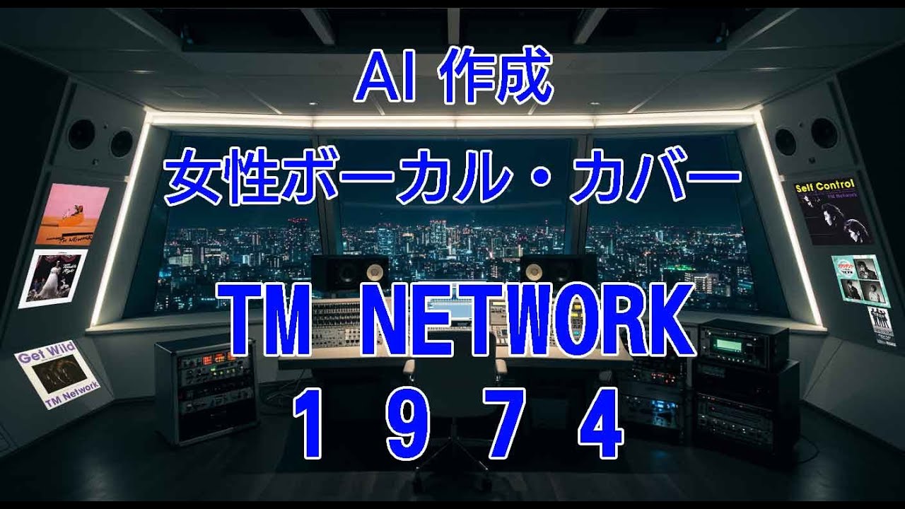 【AI Cover】1974　#tmnetwork【女性ボーカル・カバー】